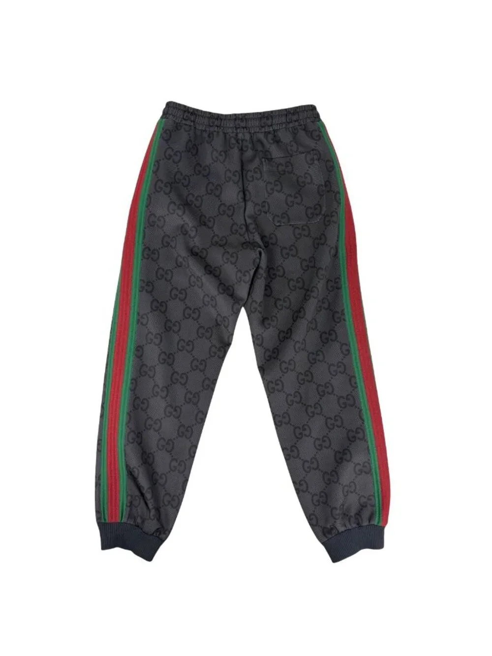 Gucci GG Pattern Zip Up Hoodie Set Polyester Polyurethane Gray